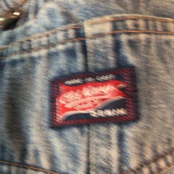 Vintage old navy denim overalls size 2t - Picture 3 of 5